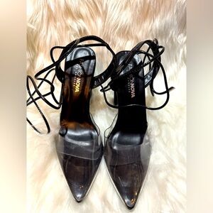 Fashion Nova Black Strappy Women's Shoes